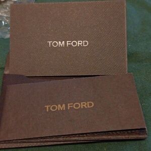 3 piece Tom Ford Sunglasses Authentication cards. Envelope Card and instructions